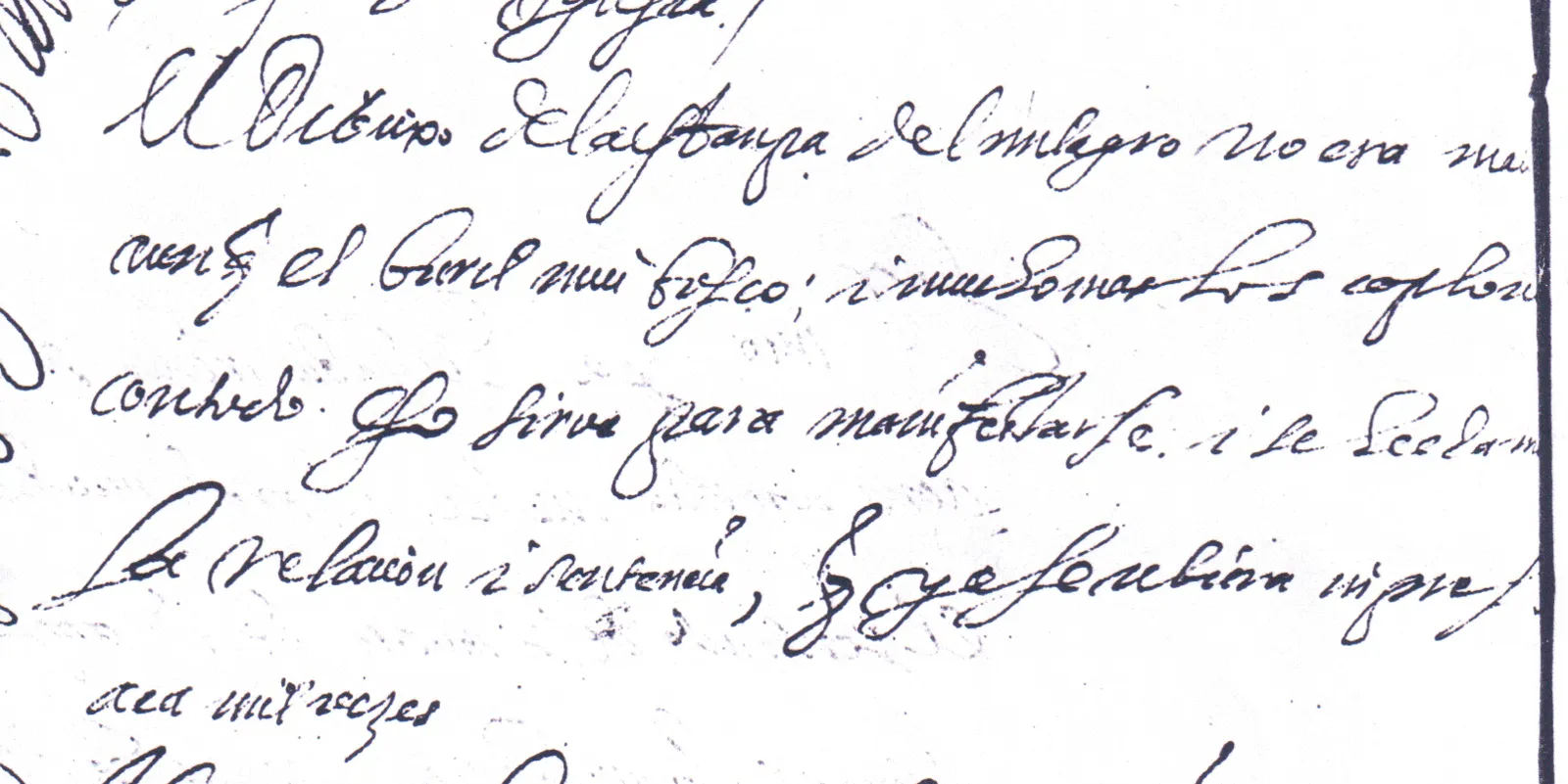 17 detalle confesion pagina 2 carta fray Jeronimo d San Jose al cronista Ustarroz