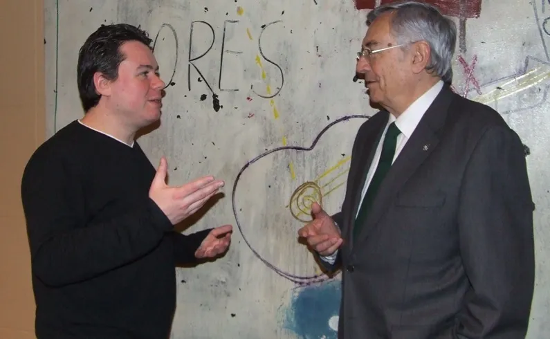Entrevistador y entrevistado 1