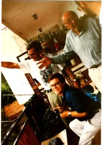 En casa de Antonio Ribera, en 1988 (1)