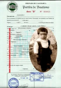 76 partida de bautismo de Castaneda en Obispado - copia