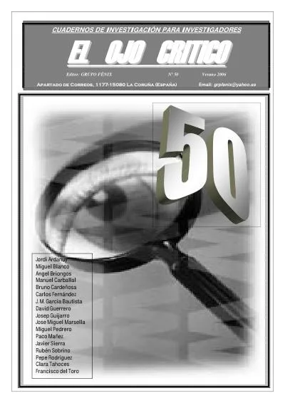 Portada de El Ojo Crítico nº 50